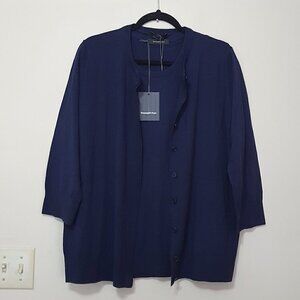 NWT Ermenegildo Zegna Blended Wool Cashmere Knit Wear Cardigan